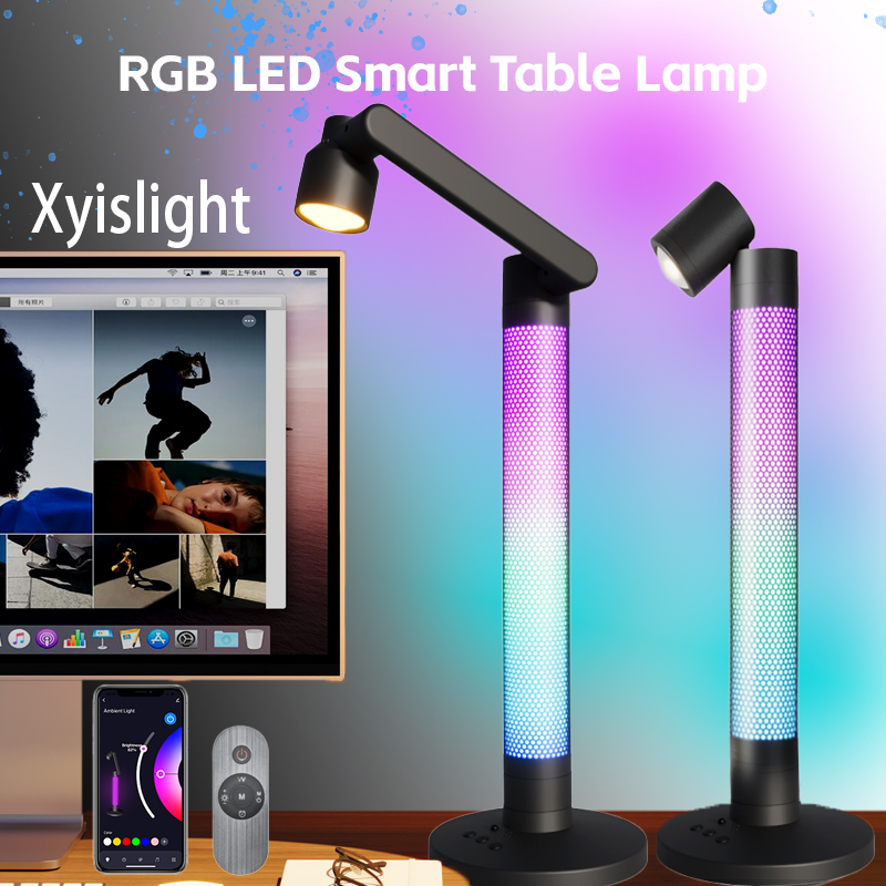 Rgb Desk Lamp Smart - Lámpara de mesa de lectura inteligente