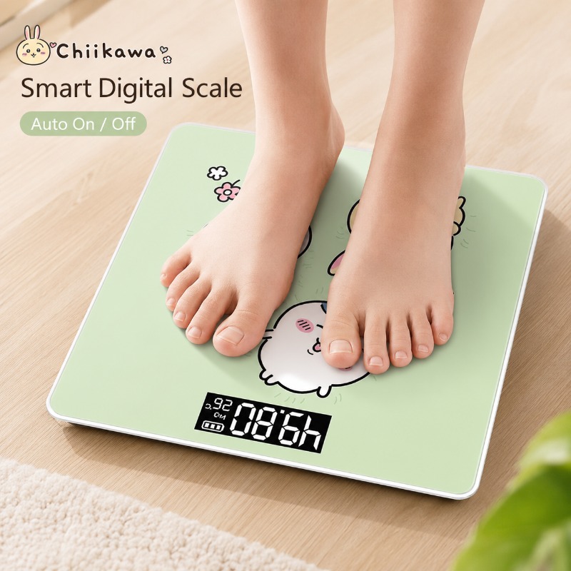 Body Fat Scale Smart - Báscula de Grasa Corporal Inteligente Chiikawas,