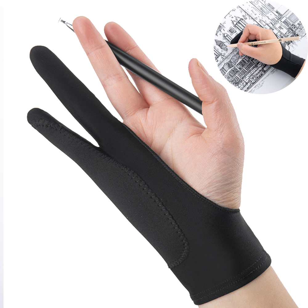 Digital Drawing Tablet - Guantes de Pintura de Dos Dedos,