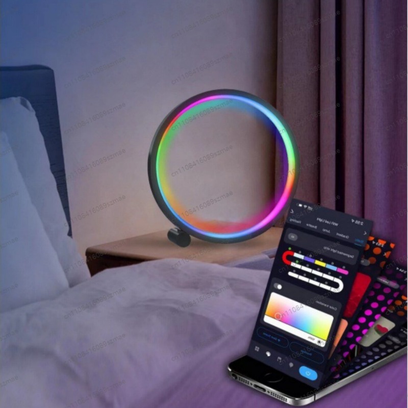 Rgb Desk Lamp Smart - Luz Ambiental RGB para Escritorio, Lámpara