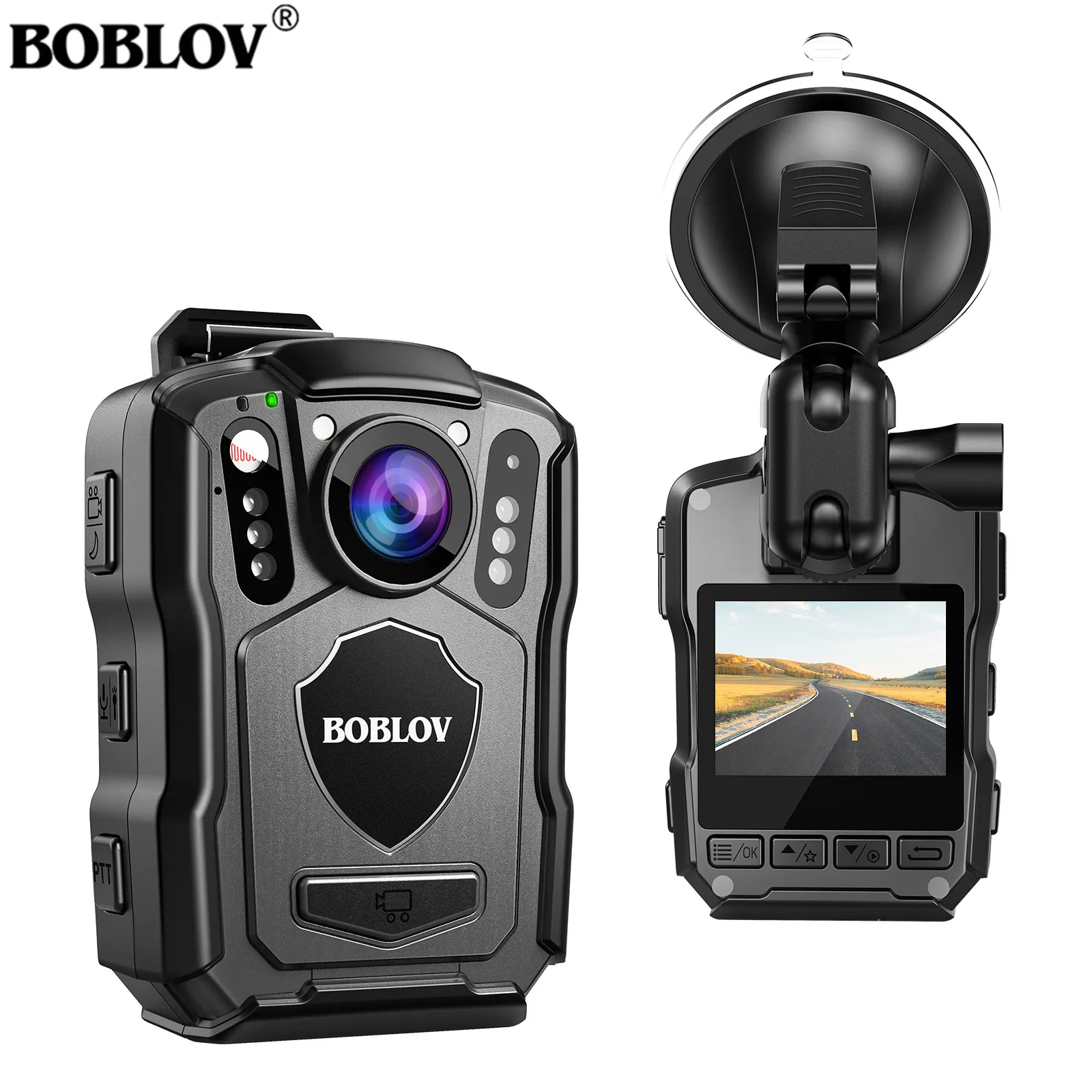 Compact Camera Mirrorless - Cámara corporal policial BOBLOV M5 con