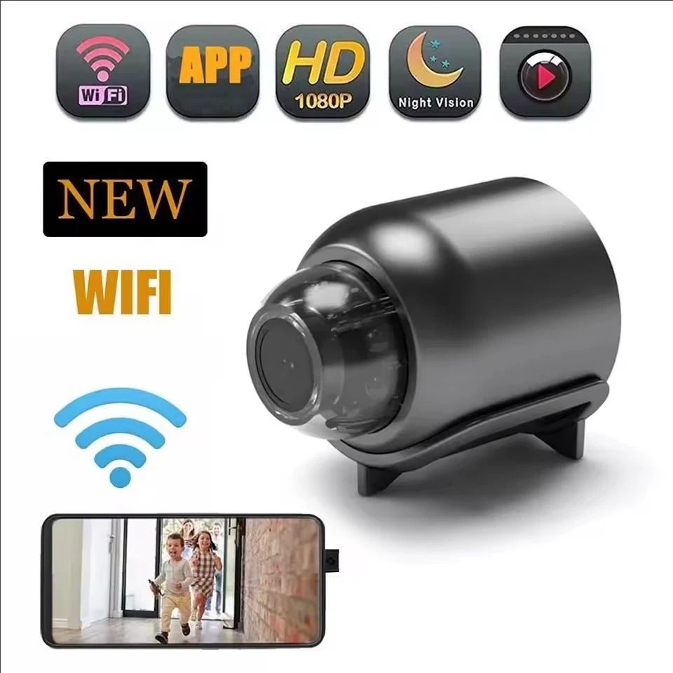 Compact Camera Mirrorless - Mini Cámara HD 1080P WiFi Inalámbrica