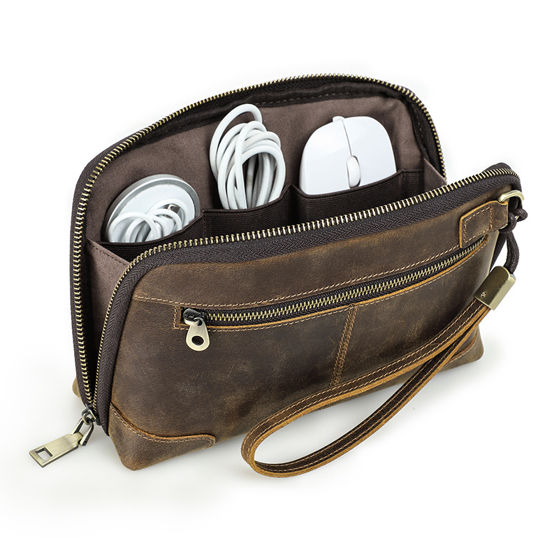 Electronics Gadgets In China - Bolsa Organizadora de Cuero Genuino para
