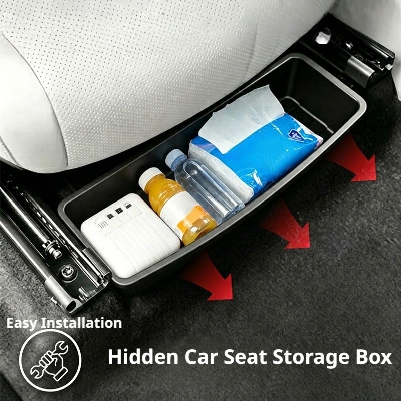 Gadgets For Electronics - Caja de almacenamiento debajo del asiento,