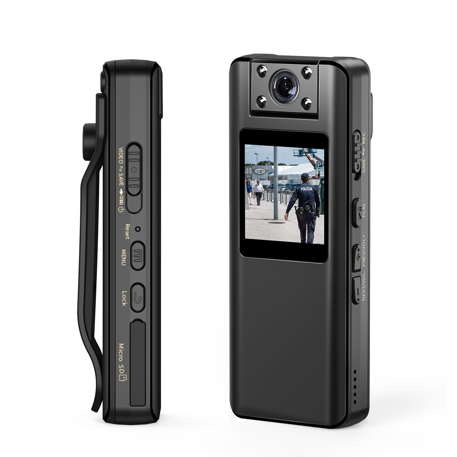 Compact Camera Mirrorless - BOBLOV A22 Mini cámara corporal Digital