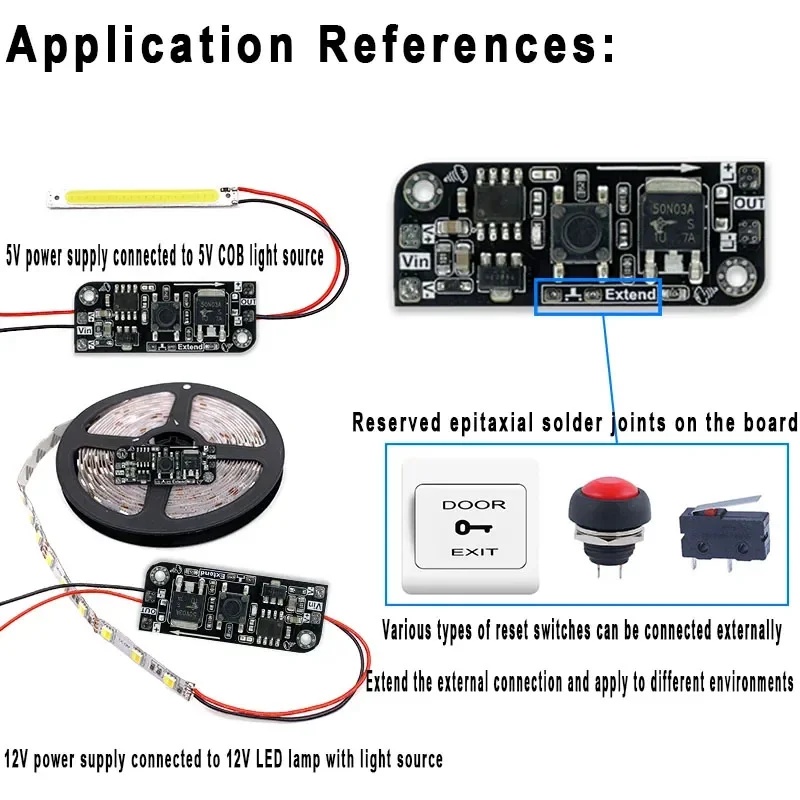 Electronics & Gadgets Starting With T - Módulo de Interruptor Electrónico Bistable con
