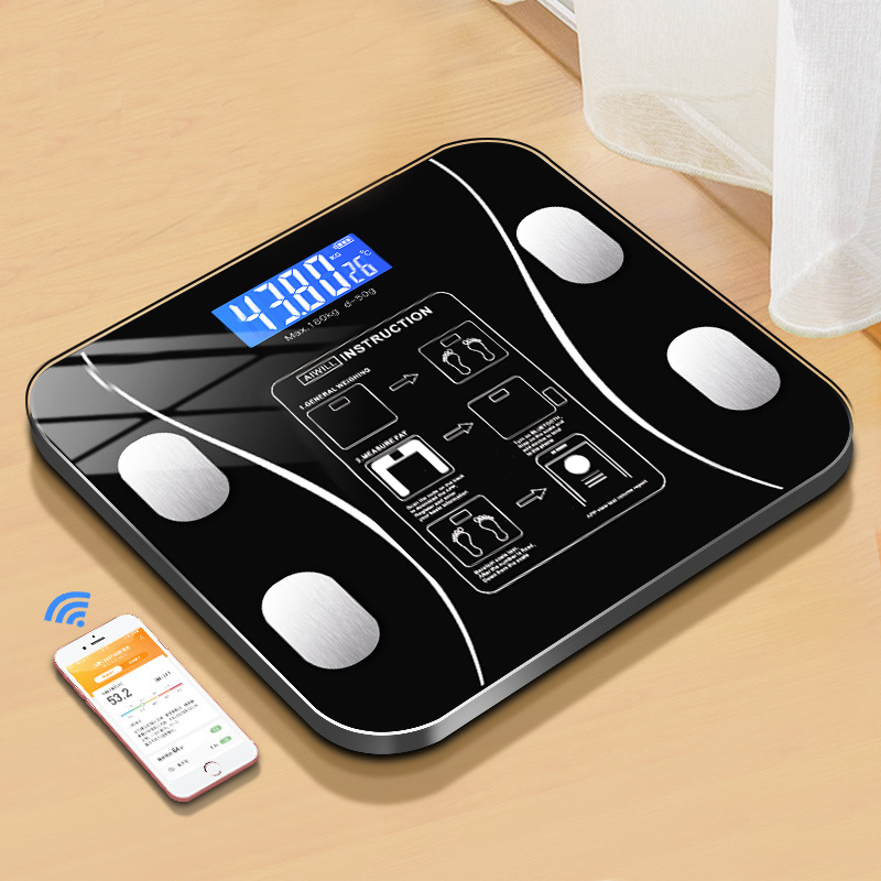 Body Fat Scale Smart - Báscula de Grasa Corporal Inteligente Inalámbrica