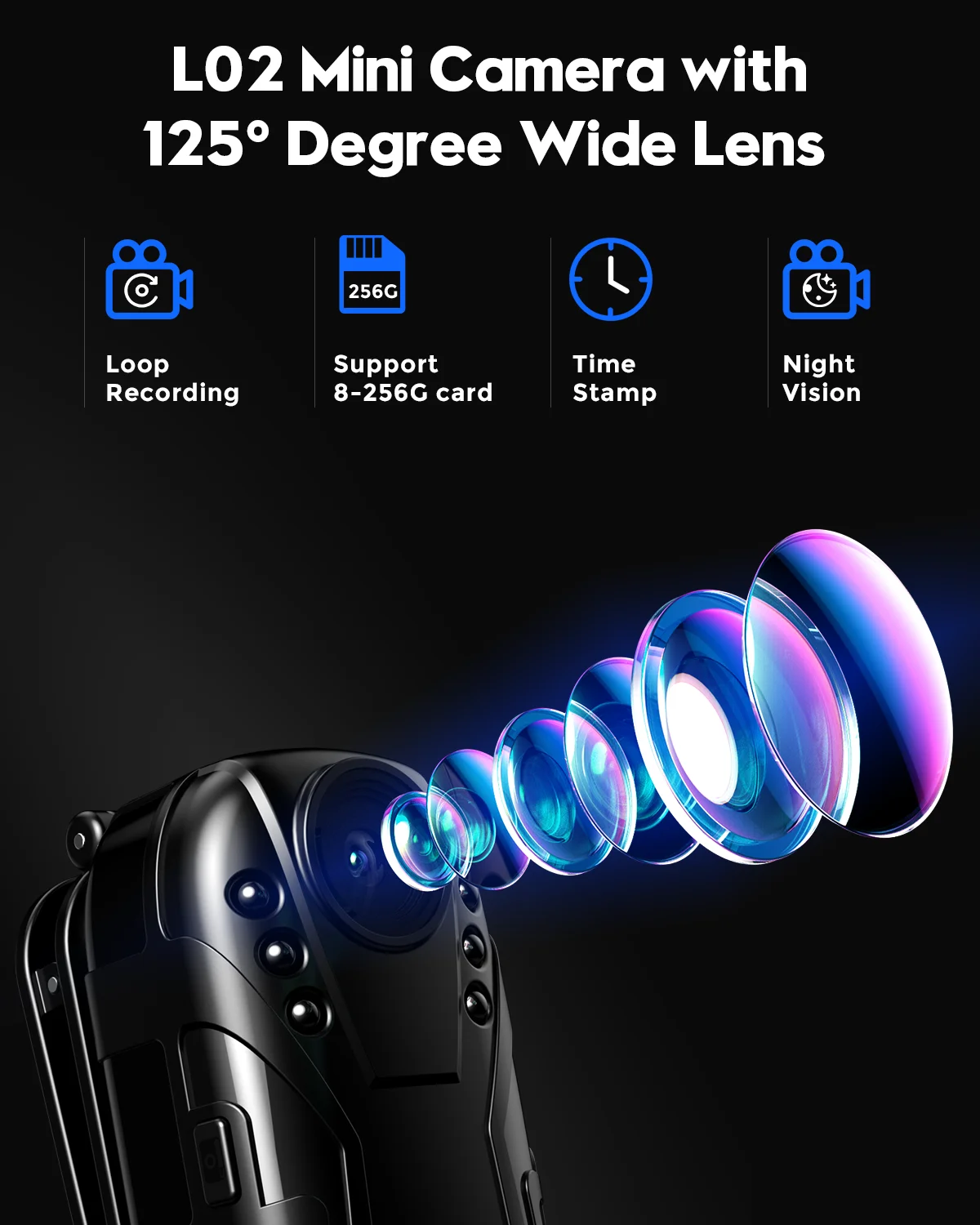 Boblov L02 1080P visión noctur - Compact Camera Mirrorless reseña y precio