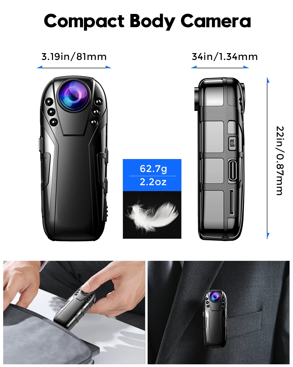 Boblov L02 1080P visión noctur - Compact Camera Mirrorless reseña y precio