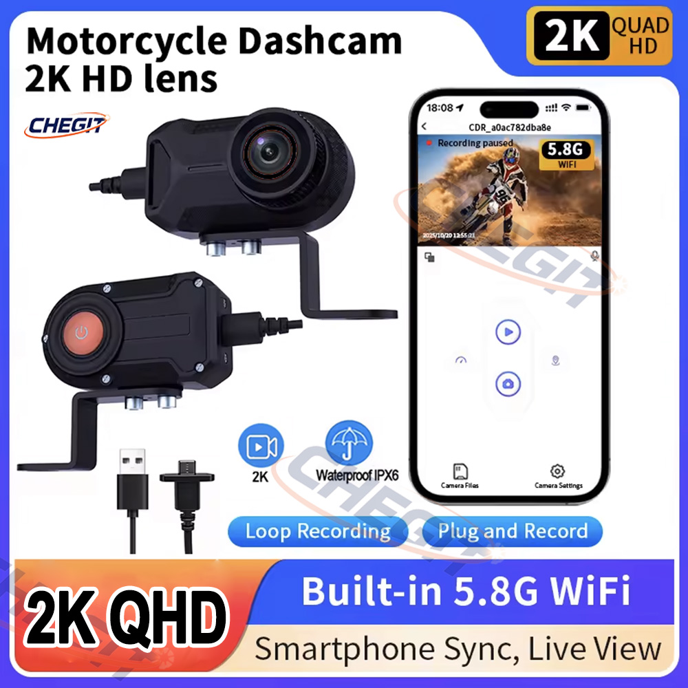 Cámara DVR para Motocicleta 2K - Compact Camera Mirrorless reseña y precio