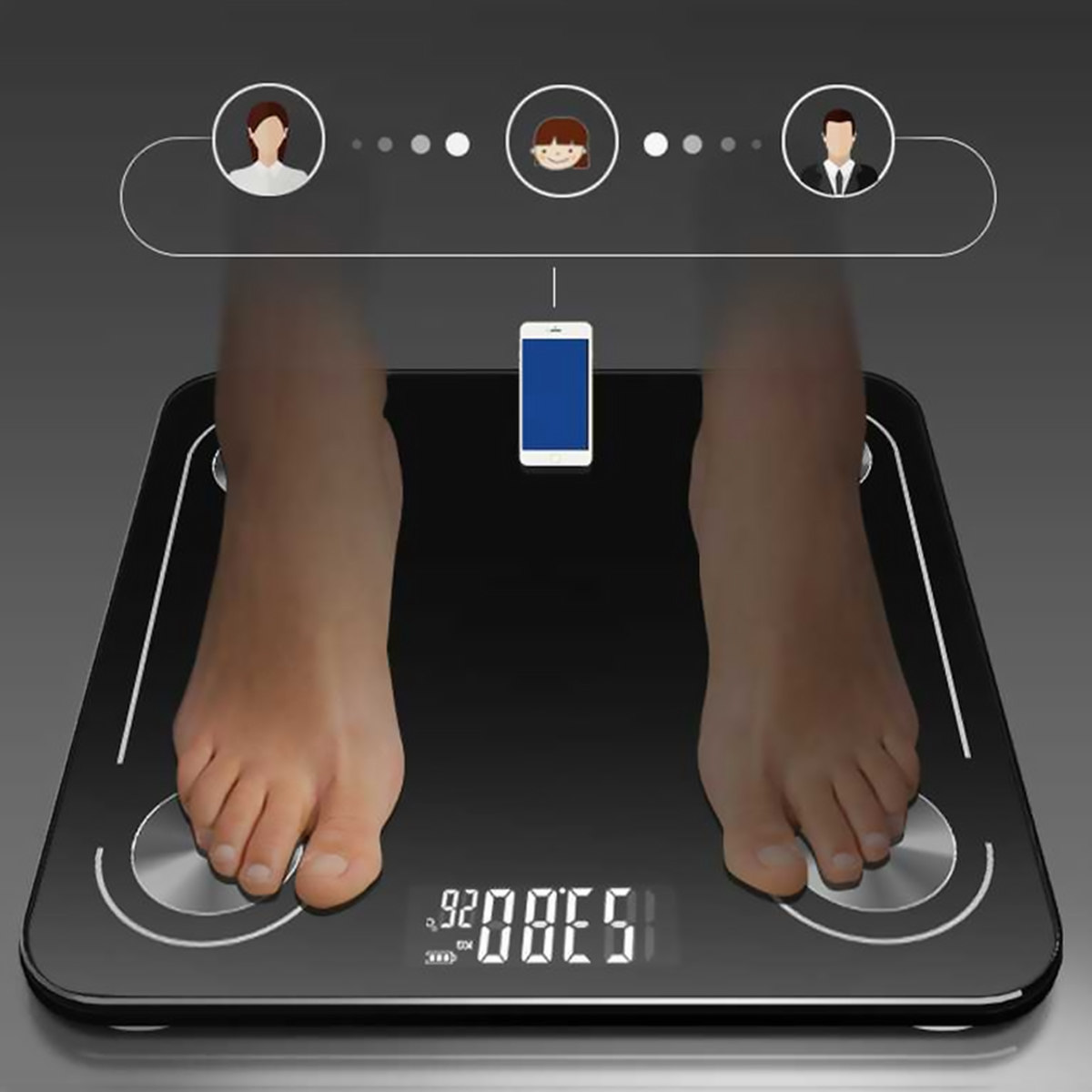 Báscula Inteligente de Grasa C - Body Fat Scale Smart reseña y precio