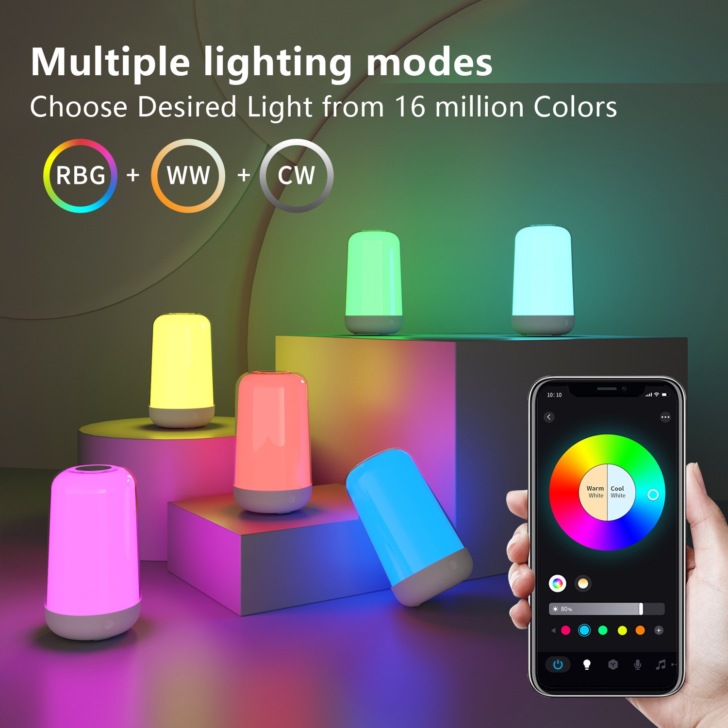 Lámpara de Mesa Táctil Intelig - Rgb Desk Lamp Smart reseña y precio