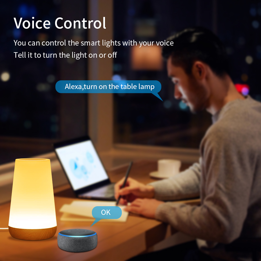 Tuya-lámpara de mesa inteligen - Rgb Desk Lamp Smart reseña y precio