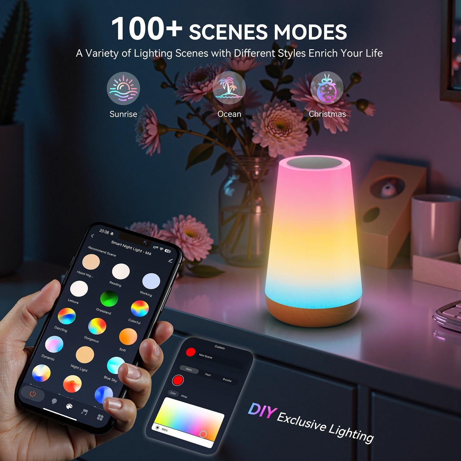 Lámpara de Mesa Inteligente Wi - Rgb Desk Lamp Smart reseña y precio