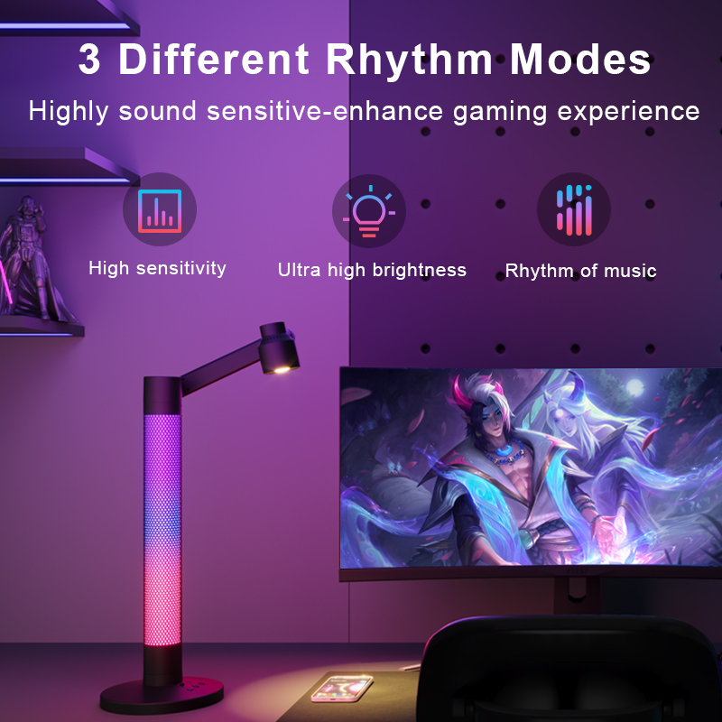 Lámpara de mesa de lectura int - Rgb Desk Lamp Smart reseña y precio