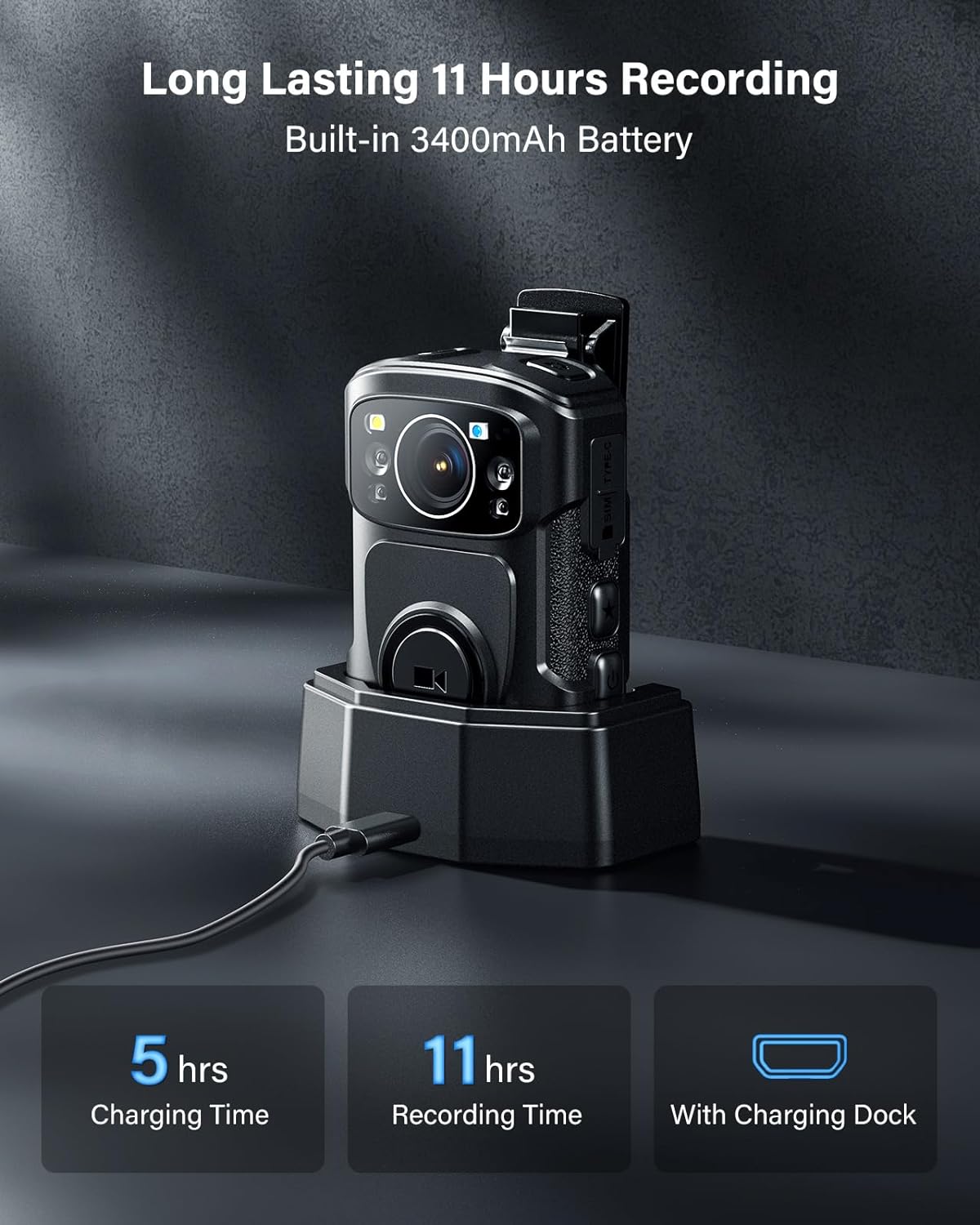 BOBLOV B4K5 4K cámara corporal - Compact Camera Mirrorless reseña y precio