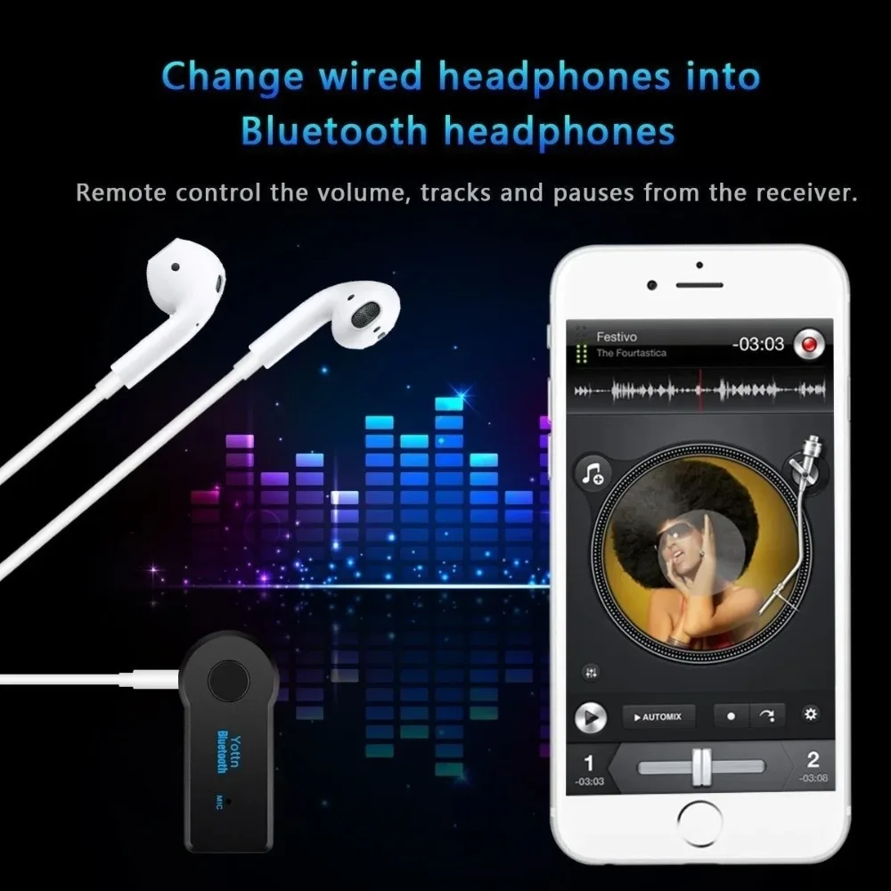 Receptor de Audio Estéreo Blue - Electronics Gadgets For Car reseña y precio