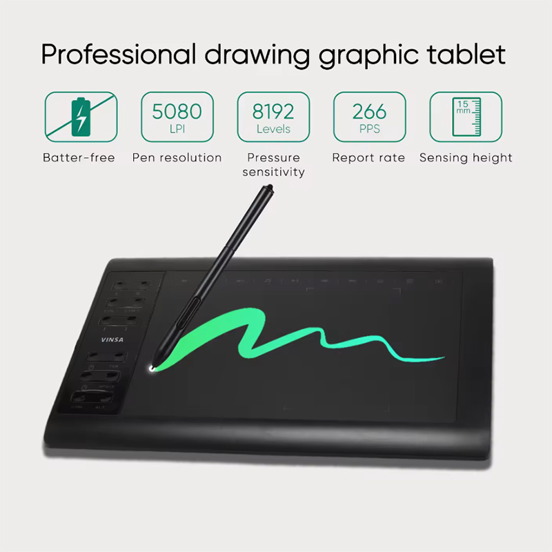 Tableta de Dibujo Digital Prof - Digital Drawing Tablet reseña y precio