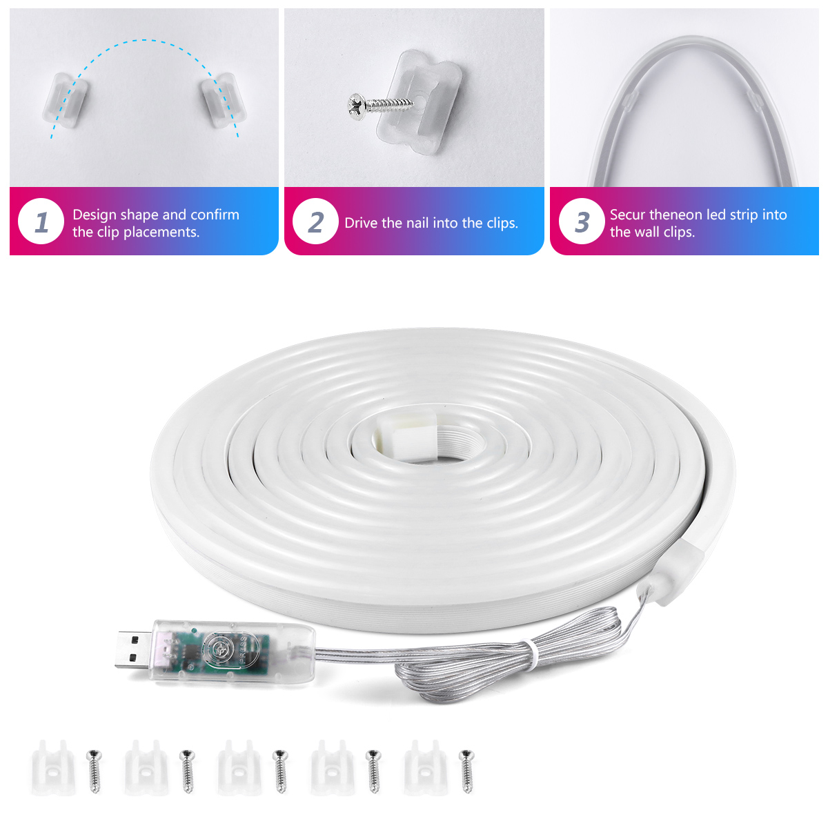 Tira de luces LED RGB colorida - Rgb Desk Lamp Smart reseña y precio