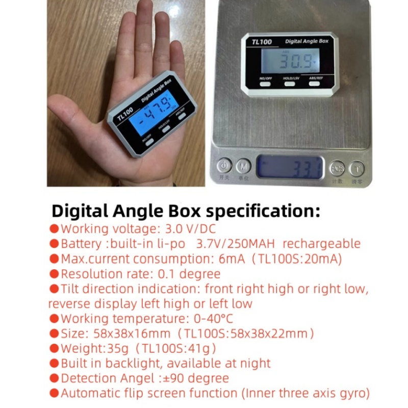 Medidor de ángulo Horizontal,  - Gadgets For Electronics reseña y precio