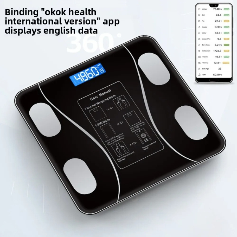 Báscula Inteligente de Grasa C - Body Fat Scale Smart reseña y precio