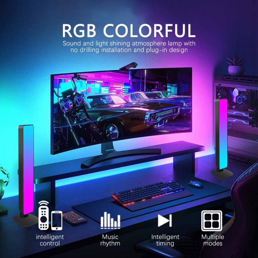 Luz Ambiental Inteligente Tuya - Rgb Desk Lamp Smart reseña y precio