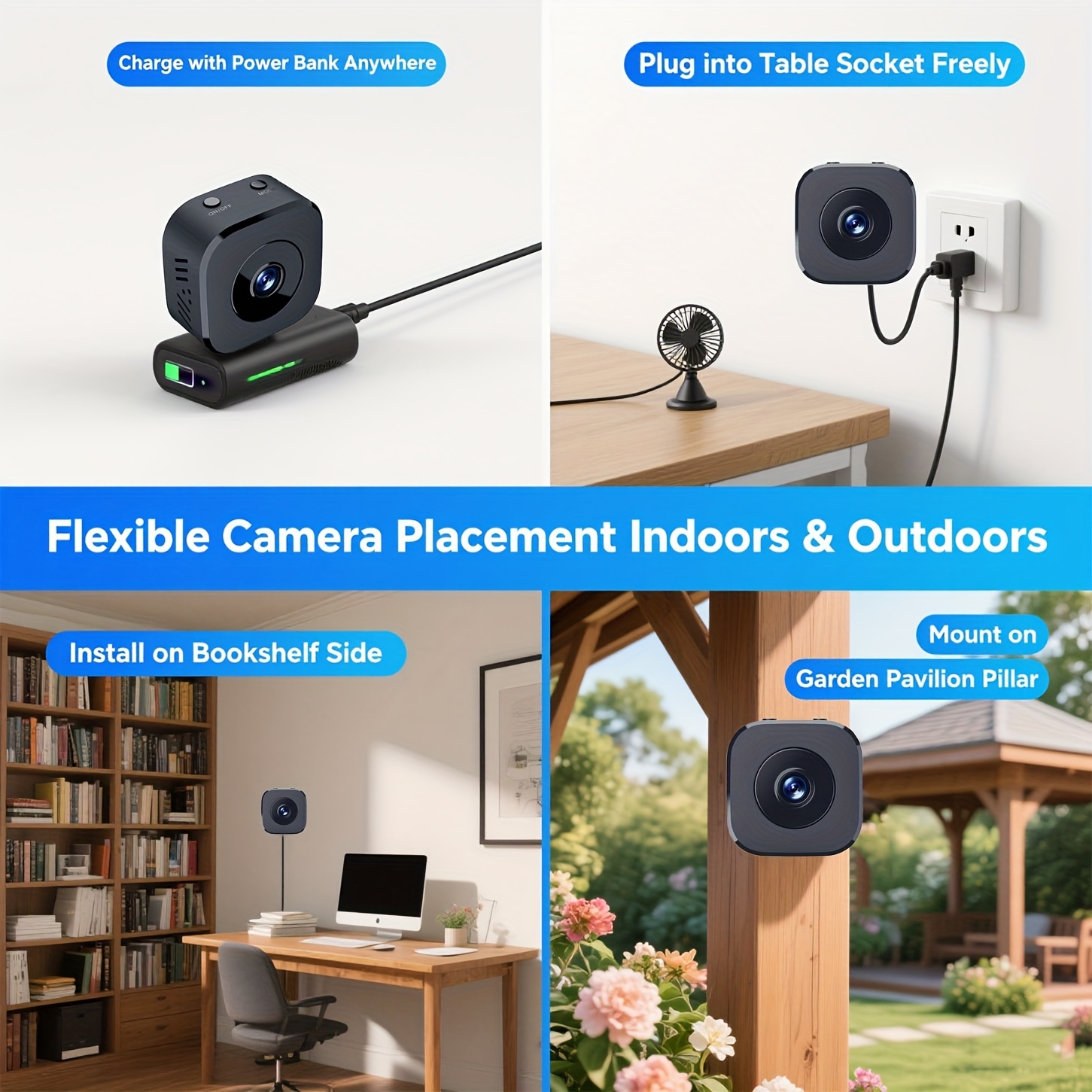 Mini cámara WiFi HD de 1080P,  - Compact Camera Mirrorless reseña y precio