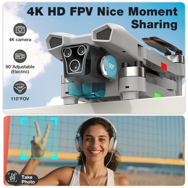 Dron L017 Pro Mini Plegable Qu - Electronics Gadgets Images reseña y precio