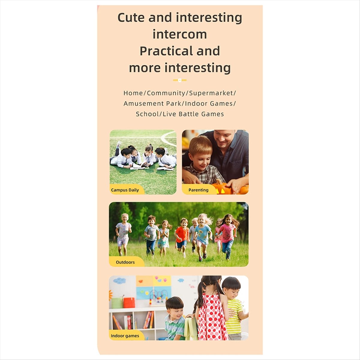 Walkie Talkie para Niños A77K  - Electronics Gadgets For Gift reseña y precio