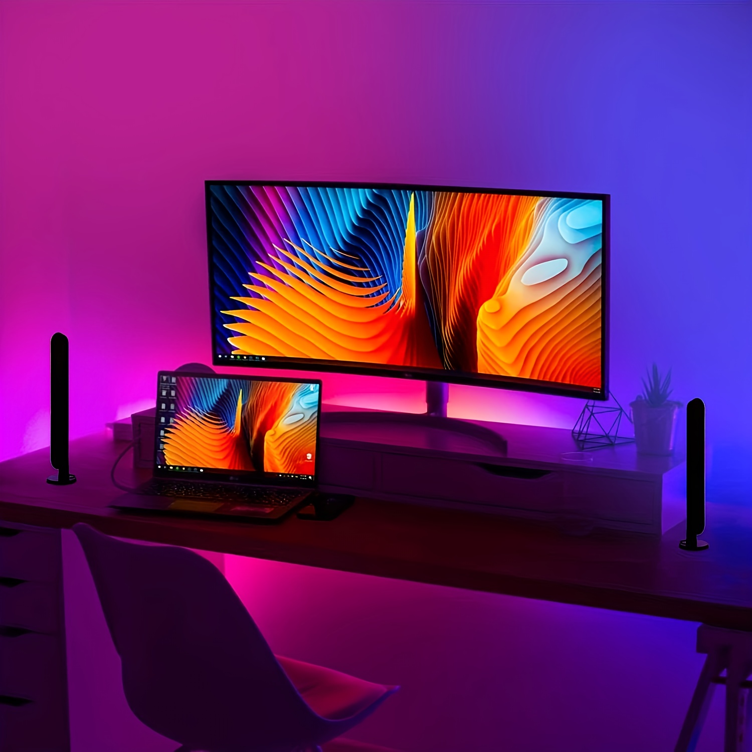 Barras de luz LED RGB intelige - Rgb Desk Lamp Smart reseña y precio