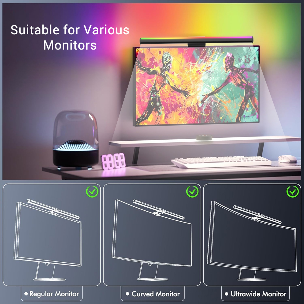 Barra de Luz Inteligente RGB c - Rgb Desk Lamp Smart reseña y precio