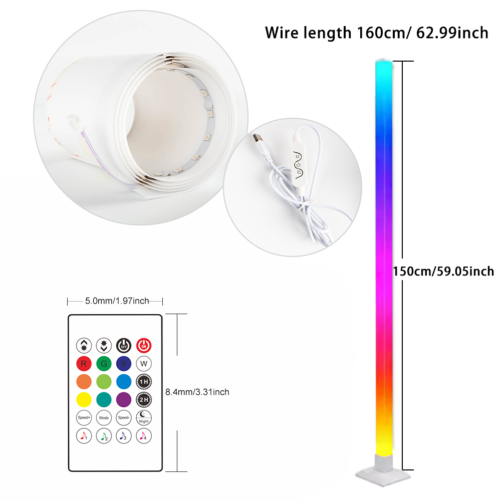 Lámpara de pie LED de esquina  - Rgb Desk Lamp Smart reseña y precio
